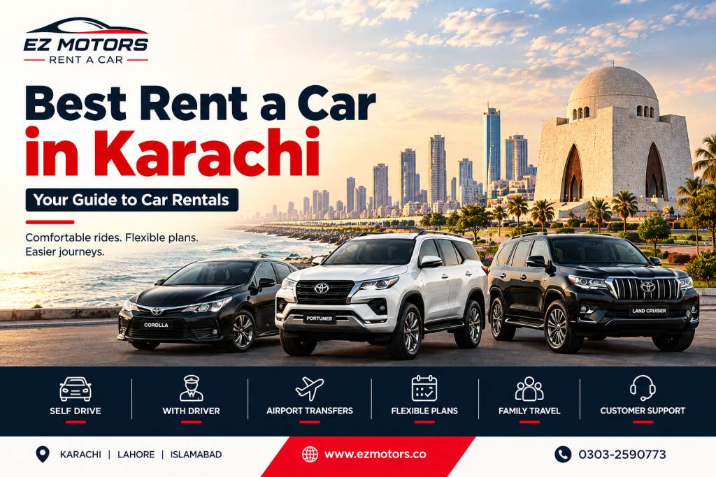 Best Rent a Car in Karachi EZ Motors